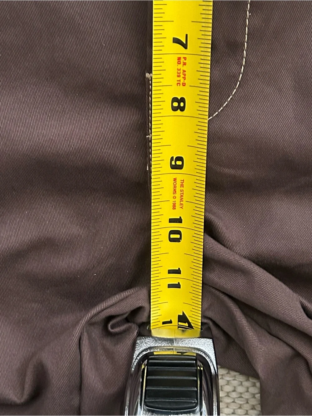 True Religion Men's Cargo Pants in Brown w/brand logo on back pockets NWT 36